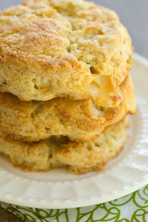 Apple Gruyere & Sage Scones | browneyedbaker.com #recipe