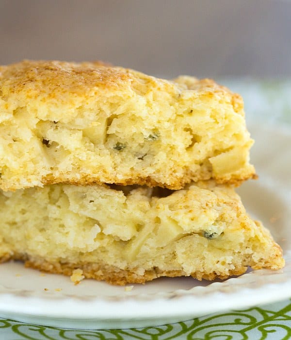 Apple Gruyere & Sage Scones | browneyedbaker.com #recipe