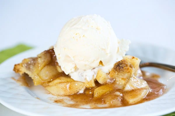 Maple-Apple Pie with Walnut Crumb Topping | browneyedbaker.com #recipe