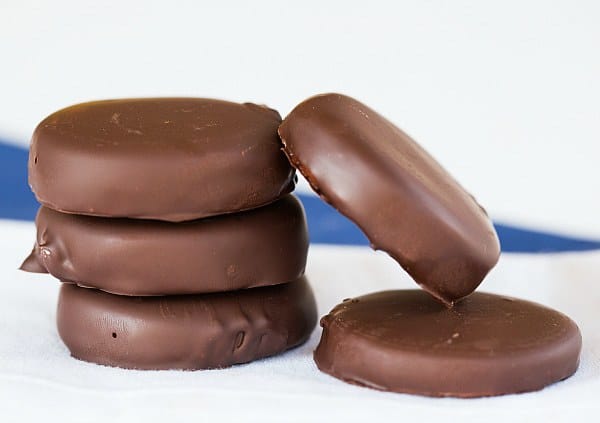Homemade York Peppermint Patties - So easy to make and tastes EXACTLY like the original! | browneyedbaker.com
