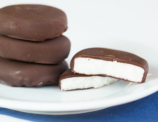 Homemade York Peppermint Patties - So easy to make and tastes EXACTLY like the original! | browneyedbaker.com