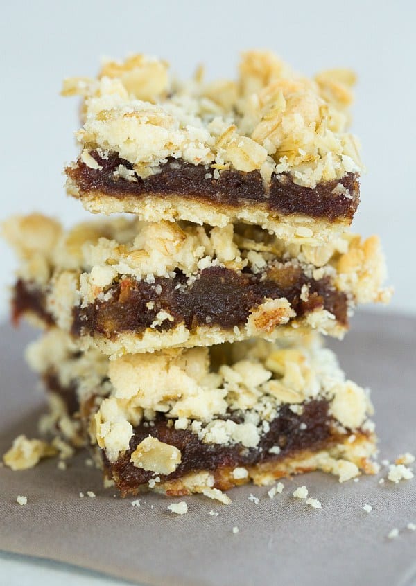 Maple-Date Bars | browneyedbaker.com #recipe