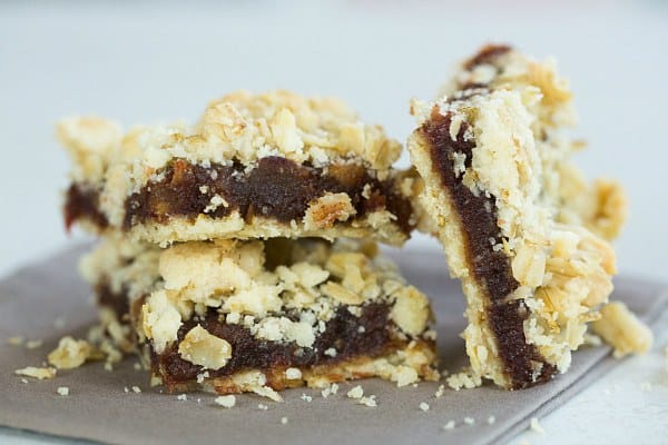 Maple-Date Bars | browneyedbaker.com #recipe
