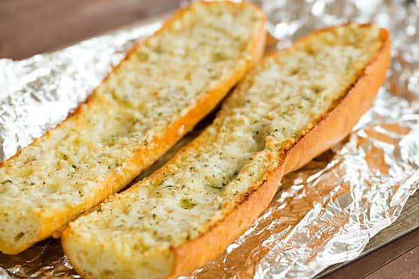 Homemade Cheesy Garlic Bread | browneyedbaker.com