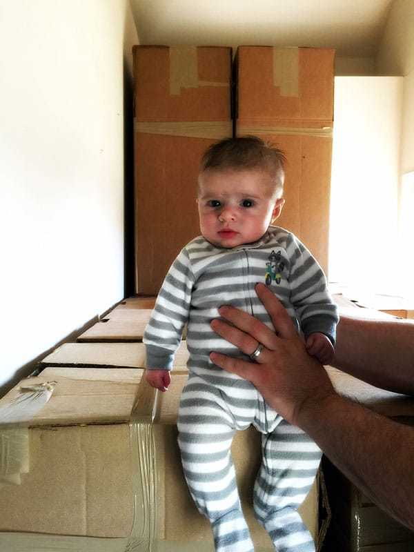 Joseph - moving day!