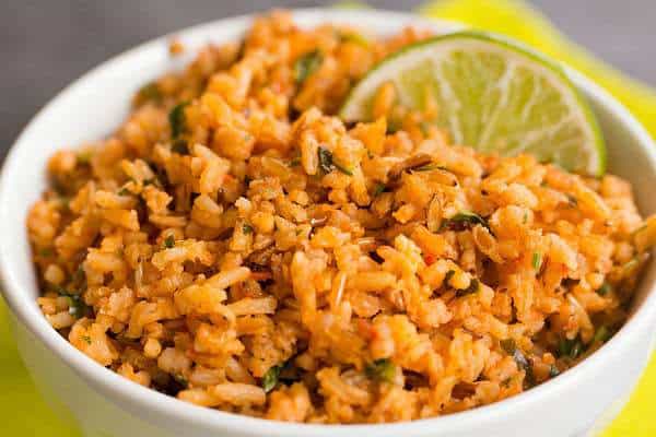 An easy authentic Mexican Rice recipe. | browneyedbaker.com