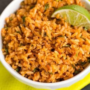 An easy authentic Mexican Rice recipe. | browneyedbaker.com