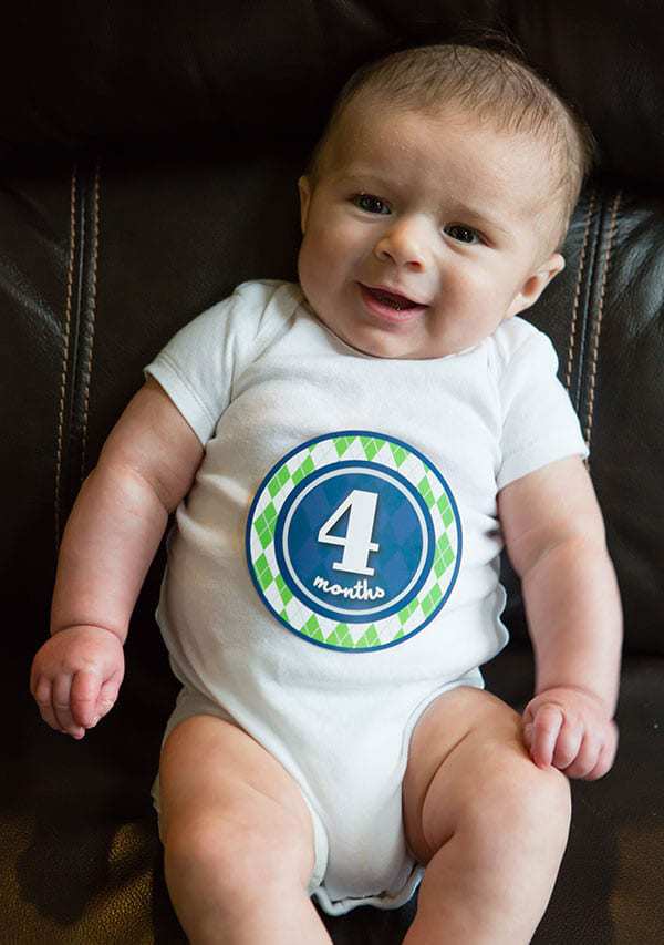 Joseph David - 4 months!