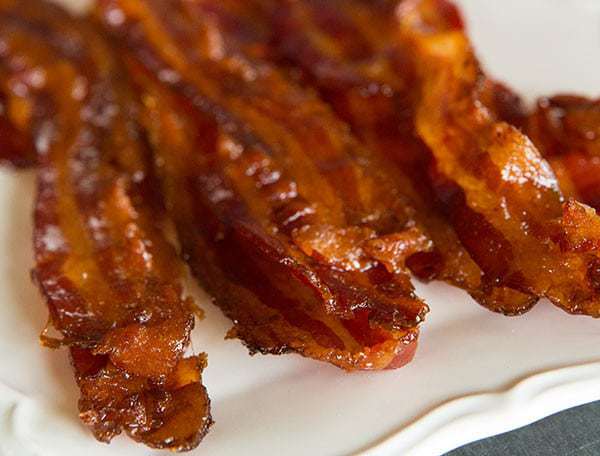 Bourbon-Brown Sugar Bacon | browneyedbaker.com