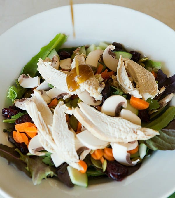 Honey-Balsamic Vinaigrette - A sweet and tangy easy vinaigrette that can keep indefinitely! | browneyedbaker.com