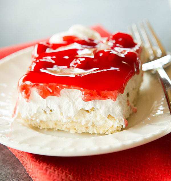 Fran's Walnut-Cherry Cheesecake - Almost no-bake (just bake the crust!) - a perfect summer dessert! | browneyedbaker.com