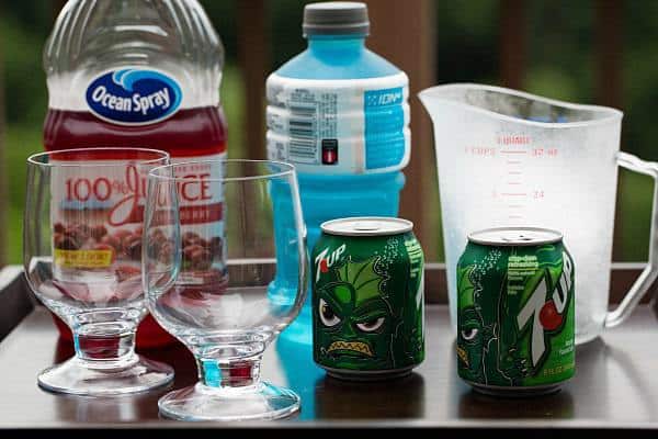 Red, White & Blue Layered Drinks for the 4th of July! | browneyedbaker.com