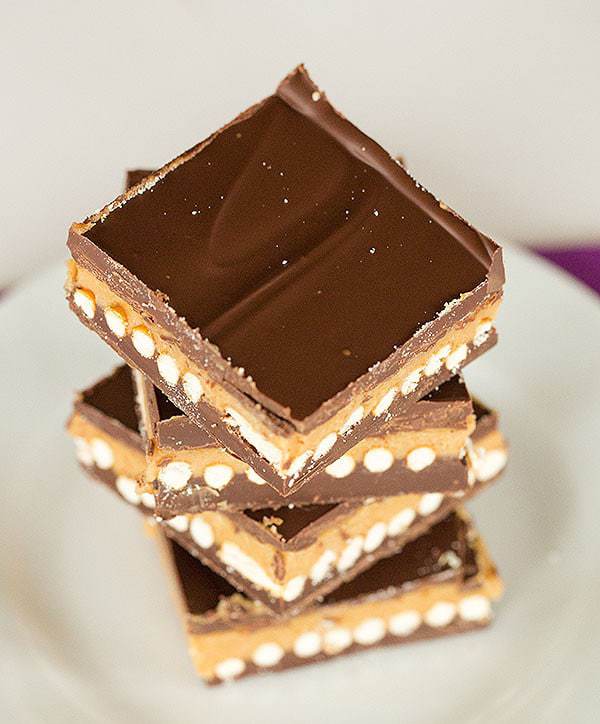 No-Bake Chubby Hubby Chocolate Bars | browneyedbaker.com