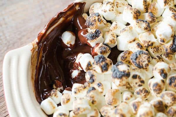No-Bake S'mores Dip - No campfire needed! | browneyedbaker.com