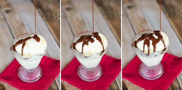 DIY: Homemade Magic Shell Recipe - Just TWO ingredients and it lasts for months! | browneyedbaker.com