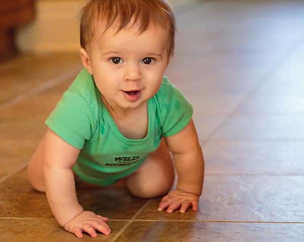 Joseph David - Crawling all over the place!