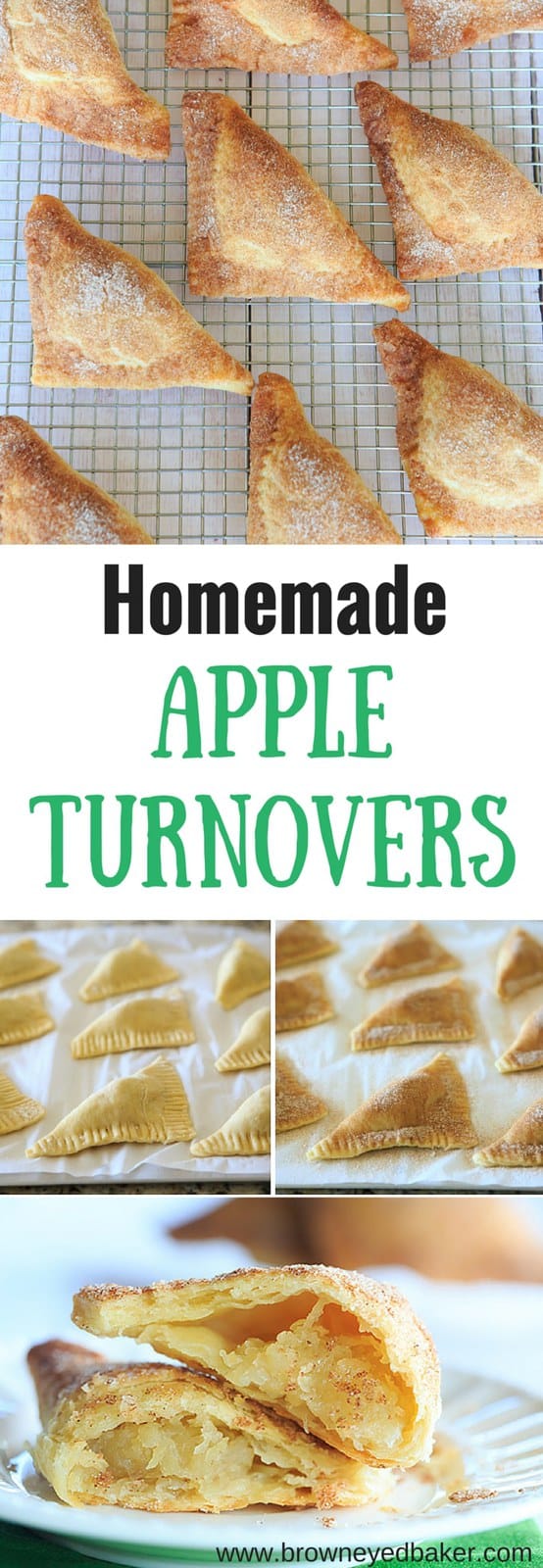 Apple Turnovers FROM SCRATCH! Flaky pastry dough and a slightly sweet apple filling... | https://apex-male.info/apple-turnovers-from-scratch/