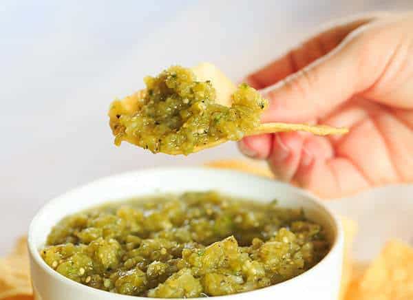 Salsa Verde with Hatch Chiles | https://apex-male.info/salsa-verde-hatch-chiles/