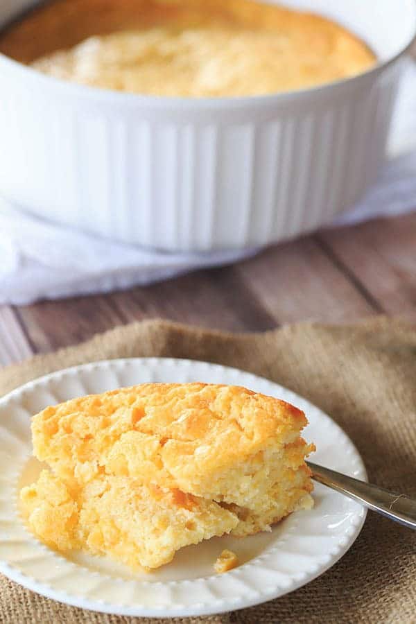 Sweet Corn Spoonbread | browneyedbaker.com