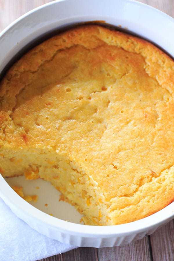 Sweet Corn Spoonbread | browneyedbaker.com