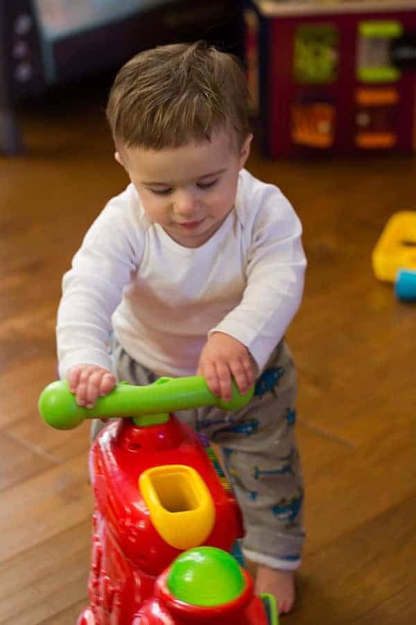 Joseph playing - 11 months | browneyedbaker.com