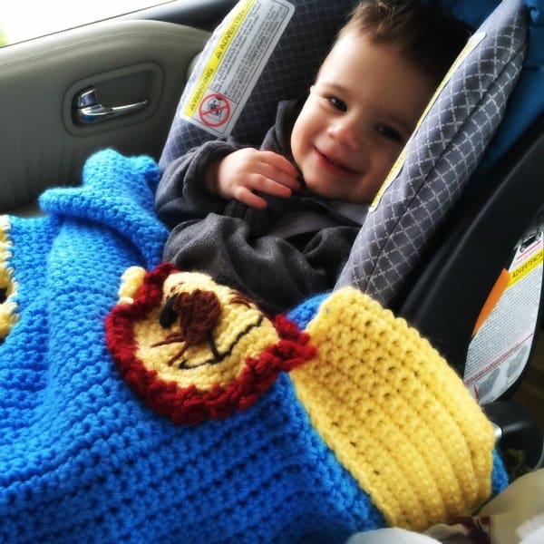 Joseph on the way to Grandma and Grandpa's house 12/30/15. 