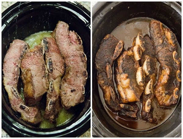 Slow Cooker Korean Short Ribs are an easy, set it and forget it meal that is full of amazing flavor and tender, falling apart meat! | browneyedbaker.com