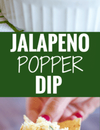Jalapeno Popper Dip is creamy, cheesy and has just the perfect amount of kick. Great for your next party or watching the big game!