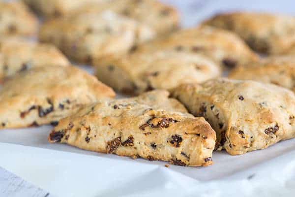 These honey-fig scones boast a wonderful flavor combination of figs and honey, along with the better-for-you addition of white whole wheat flour.