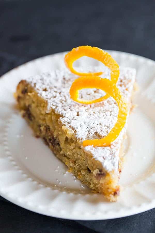 This Orange-Chocolate Chip Cake is a wonderfully moist buttermilk cake spiked with tons of orange flavor and loads of mini chocolate chips.