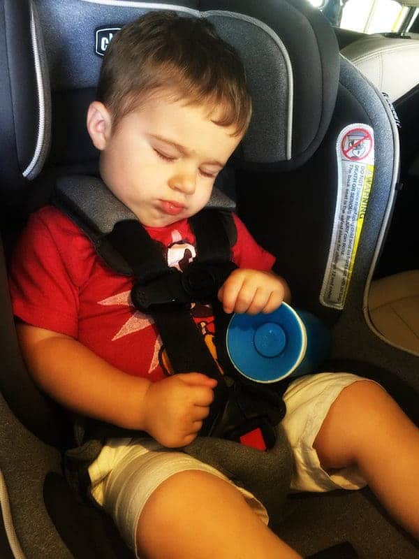 The result of a no-nap Saturday!