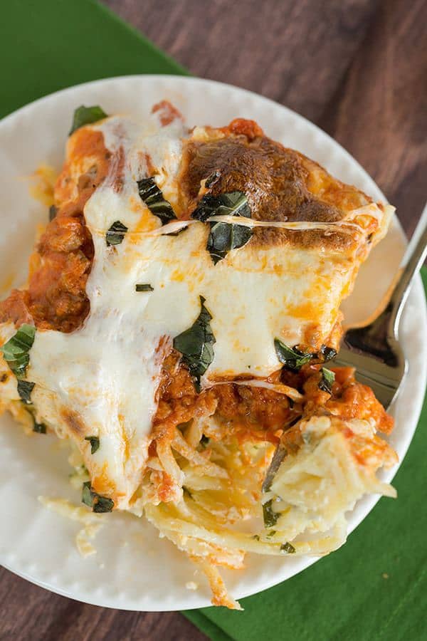 An Italian spin on traditional Greek pastitsio with layers of pasta, meat, cream sauce, and cheese. A rich recipe perfect for company!