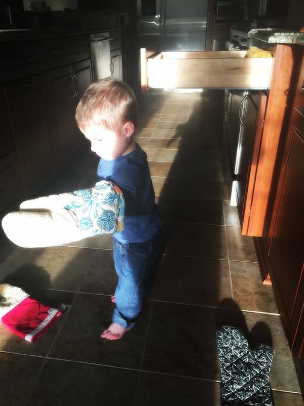 Joseph the baker in training