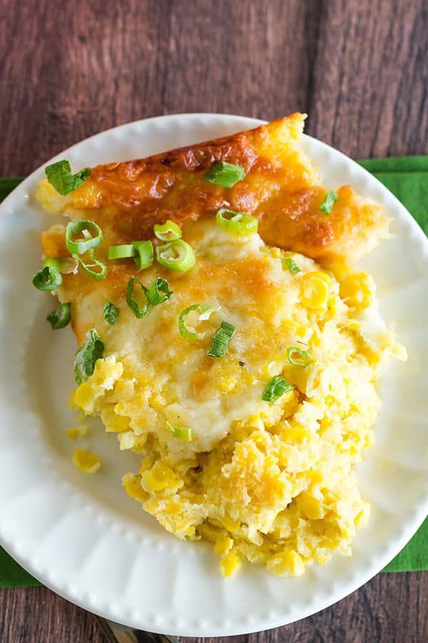 This is my best cheesy corn casserole yet - tons of corn flavor and super cheesy! Perfect for holiday side dishes or summer picnics.