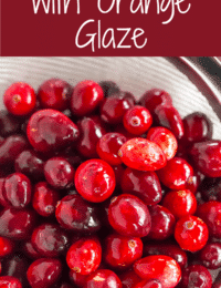 This Cranberry Pound Cake is wonderfully dense, moist and loaded with fresh cranberries. Topped with a simple orange glaze, it's perfect for the holidays. | Sponsored by @kingarthurflour | browneyedbaker.com