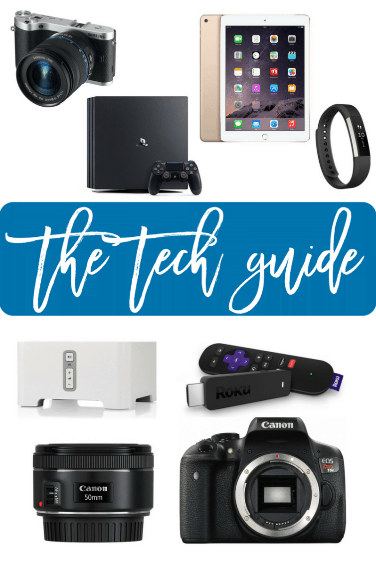 The Tech Gift Guide - Part of the 2016 Ultimate Holiday Gift Guide | browneyedbaker.com