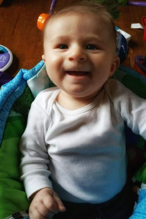 Dominic - 3.5 months | browneyedbaker.com