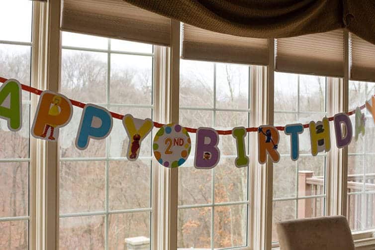 Sesame Street themed 2nd birthday party