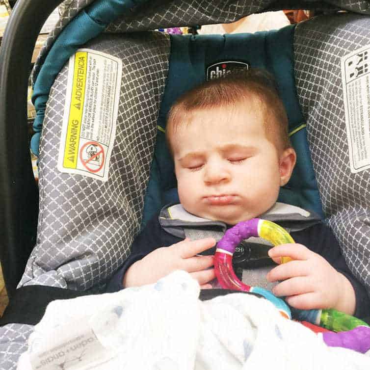 Snoozing through the grocery store