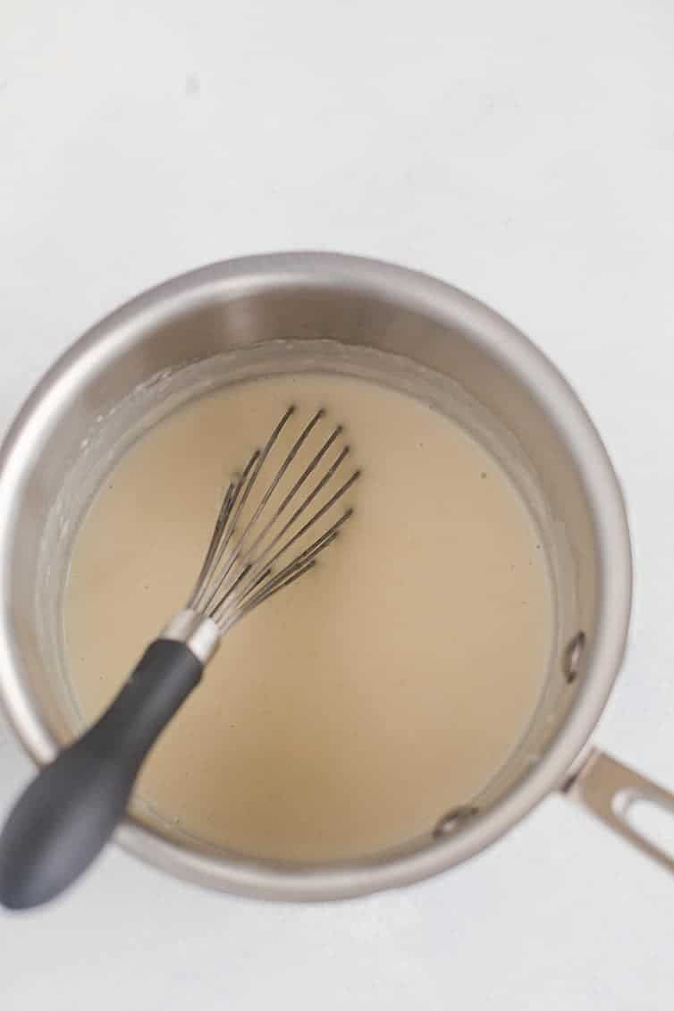 Tangzhong mixture for milk bread.