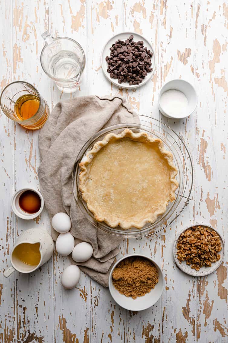 Ingredients prepped for derby pie