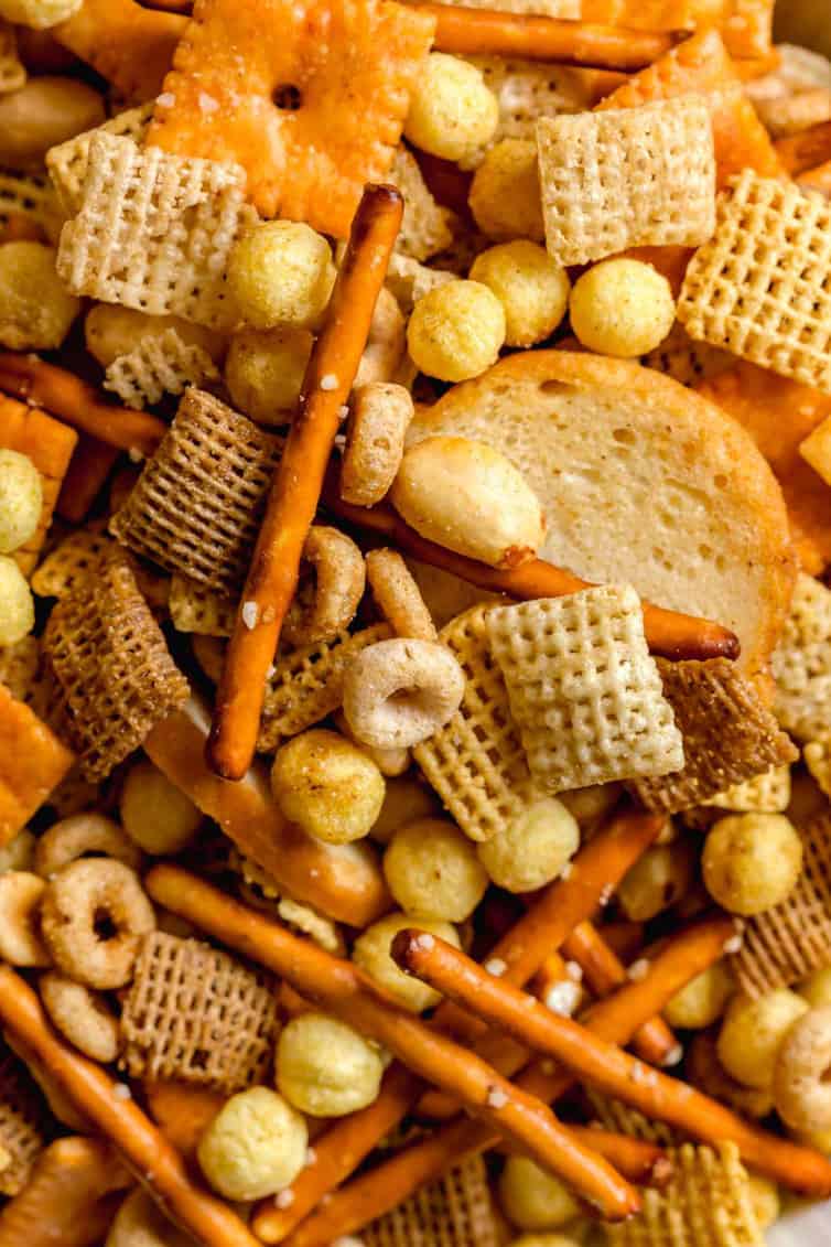 Closeup photo of nuts and bolts mixture.